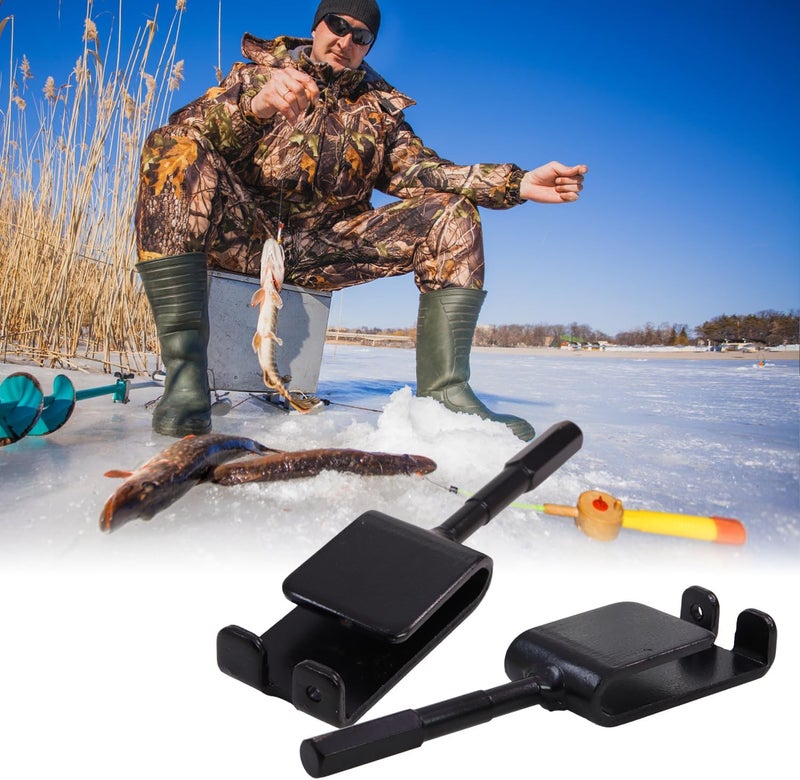 EDOBLUE Ice Anchor Tool - Ice Anchor Drill Adapter Igloo Anchor for Ice Insert Sewing - Ice Shed Anchor for Ice Fishing Tents, Suitable for Ice Fishing Enthusiasts - Image 4